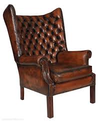 Antique Leather Barrel Back Chesterfield Chair Antiques Atlas Vintage Leather Chairs Leather Wing Chair Antique Chairs