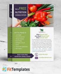 Custom Flyers In Microsoft Word Templates Nutrition Flyer Health