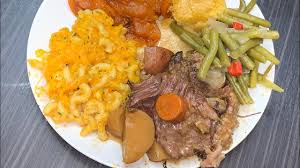 I think i am going to add some hot sauce or green chilies to that to spice it up for nachos. How To Make Pot Roast Sweet Potatoes Green Beans Baked Mac Thanksgiving Recipe Youtube