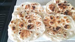 Naan Recipe Homemade Tandoori Naan On Stove Top Afghani Naan Bread Recipe Chapati Parata Naan Youtub Homemade Recipes Naan Recipe Recipes With Naan Bread