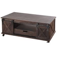 4.8 out of 5 stars (22) total ratings 22, $84.69 new. Collective Design Two Door One Drawer And Shelf Wooden Dark Brown Wood Coffee Table Buy Online In Angola At Desertcart 207627818