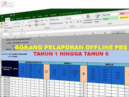 Pppm matematik tahun 2 1 panduan perkembangan pembelajaran murid matematik tahun 2 2. Borang Pelaporan Pbs Offline Tahun 1 Hingga Tahun 6 Semua M Pelajaran Yes Pick