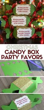 How To Make Christmas Candy Box Party Favors The Crafty Blog Stalker Christmas Candy Diy Christmas Candy Diy Christmas Gifts
