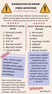 Skincare Kandungan Alkohol Pada Skincare Produk Perawatan Kulit Alami Produk Jerawat Perawatan Kulit