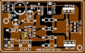 Membuat Pcb Inverter 12v Menjadi 220 Vlot Ac En 2020 Electronica Amplificador