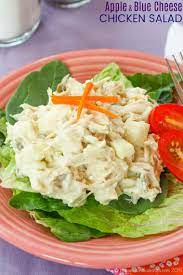 However, you can stuff it between bread for a sandwich, roll it up in a wrap, put it over a salad, or even serve it with crackers. Apple Blue Cheese Chicken Salad Recipe Cupcakes Kale Chips