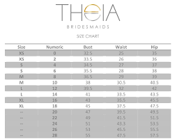 Theia Dress Size Chart Best Picture Of Chart Anyimage Org
