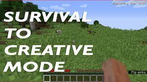 Once this is done, exit the menu and enter the. How To Switch From Survival To Creative Mode In Minecraft 1 11 2 Youtube