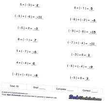 Math Worksheets Negative Numbers Negative Numbers Worksheet Subtracting Integers W In 2021 Negative Numbers Worksheet Subtracting Integers Worksheet Integers Worksheet