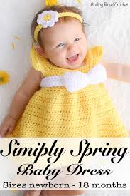 5 out of 5 stars. Simply Spring Crochet Baby Dress Newborn 6 Months Winding Road Crochet