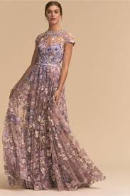 Bhldn S Mac Duggal Fate Dress In Violet Multi Purple Prom Dress Dresses Vintage Dresses