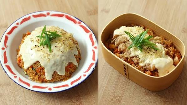 15 Menit Jadi! Resep NASI GORENG SAUS KEJU [Cocok Untuk Bekal]