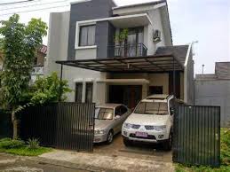 Jadi tampak cantik & mewah! Desain Rumah Minimalis Modern Garasi Mobil Supplier Bata Ekspos