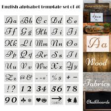 This version gives a 2 second response time for quickly naming each upper or lowercase letter of the alphabet. 40pcs Set English Letter Stencils For Painting Mould Alphabet Signs Calligraphy Font Upper Lowercase Letters Reusable Home Decor Wall Stickers Aliexpress