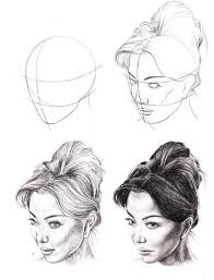 Beginner Black And White Portrait Drawing 25 Study Of Anatomy Drawings Best Tutuorial By Veri Apriyatno Drawing Tutorial Face Drawing People Portrait Drawing