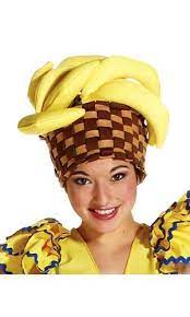 Banana Basket Hat Mexican Or Spanish Costume Accessories Food Halloween Costumes Costume Craze Spanish Costume