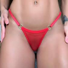 Calcinha Micro Fio Dental em Tule Transparente: Sensualidade à Flor da Pele