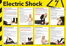 Electric fence caution sign electrical shock. Electric Shock Photographic Poster Seton