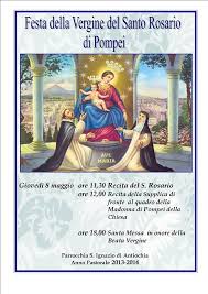 Aiutiamo la madonna ad aiutarci. 8 Maggio Festa Della Vergine Del Rosario Di Pompei Parrocchia S Ignazio Di Antiochia Allo Statuario