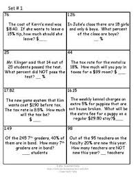 Math Intervention Percent Word Problems By The Turtle Dove Classroom Word Problems Task Cards Word Problems Percent Word Problems