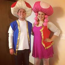 Diy toad costume (no sew). Toad And Toadette Do It Yourself Costume Princess Peach Costume Peach Costume Princess Peach Costume Diy