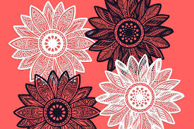 Free Free Sunflower Zentangle Svg SVG PNG EPS DXF File