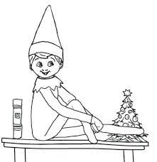 Hey kids, have you ever wondered from where santa claus brings new toys every christmas, and does he work alone or someone helps this elf on the shelf is happy to watch out for the activities of the family members. 30 Free Printable Elf On The Shelf Coloring Pages