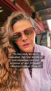 It is not the actions of our enemies, but the silence of our friends d...