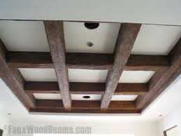 Coffered Ceiling With Rustic Beams Coffered Faux Beam Ceiling Rustic Living Room Faux Wood Beams Faux Beams Ceiling Beams
