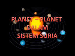 Sistem suria kita adalah rumah kepada dua belas planet. Sistem Suria By Ainnurhana Arissa