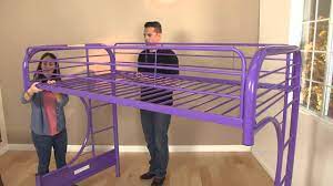 How to put a bunk bed together. Eclipse Twin Full Futon Bunk Bed Assembly Video Youtube