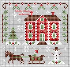 Free christmas cross stitch sampler patterns. Keresztszemes Hazikok Cross Stitch Patterns Christmas Holiday Cross Stitch Cross Stitch House