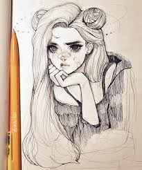 Learn how to draw animated people pictures using these outlines or print just for coloring. 4 050 Likes 32 Comments Lisa Moran Demachic On Instagram Tough Girl Rough Sketch Trying To Get Over My Perfec Sketches Drawing Sketches Drawings