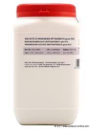 Magnesium sulfate injection, usp is suitable for replacement therapy in magnesium deficiency, especially in acute hypomagnesemia accompanied by signs of tetany similar to those observed in. Magnesium Sulfate Heptahydrate Fcc Epsom Salt Buy Online
