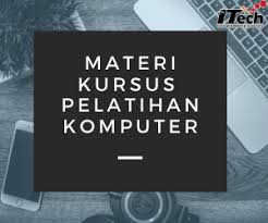 Lembaga kursus dan pelatihan komputer exsa computer 1. Materi Kursus Pelatihan Komputer Lulus Langsung Kerja Itech