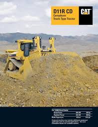 2105 cu in (0 m) 850 hp (634 kw) caterpillar: Specalog For D11r Cd Carrydozer Aehq5296 01 Kelly Tractor