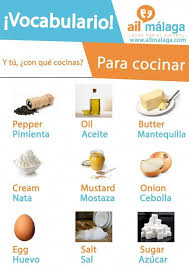 What Do You Use To Cook Delicious Dishes Learn All The Ingredients That You Need In Spanish D Apprendre Espagnol Debutant Espagnol Apprendre Langue Espagnole