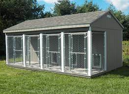 Turning my shed into a dog house by using left over materials that i have collected from different job sites. Dog Kennels Waterloo Structures