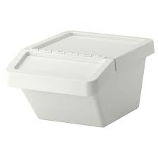 Sortera Waste Sorting Bin With Lid 60 L Ikeawidth 39 Cm Depth 55 Cm Height 45 Cm Volume 60 L Ikea Storage Boxes Recycling Bins Ikea Storage