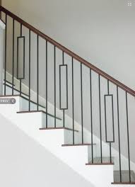 Homeadvisor's stair railing cost guide gives average prices to install or replace a banister and balusters. Iron Stair Balusters Modern Rectangle Metal Spindles For Stairs Satin Black Hollow Core Wrought Iron Iron Stair Balusters Modern Stair Railing Iron Stair Railing