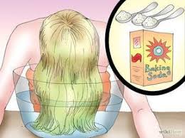 Remember, wash your hair before applying the mixture. How To Get Green Out Of Blonde Hair Blonde Hair Turned Green Chlorine Hair Chlorine Green Hair