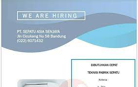 Lowongan kerja lowongan kerja pabrik sepatu nike cikarang info karir . Lowongan Kerja Pt Sepatu Asia Senjaya Bandung Januari 2021 Info Loker Bandung Desember 2021