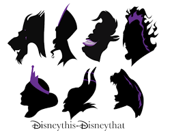 Finished Moving On To Finishing The Actual Project Disney Silhouettes Disney Villains Disney Silhouette