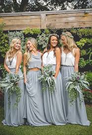 Boho Style Bridesmaids Chiffon Separates Beach Wedding Bridesmaid Dresses Beach Bridesmaid Dresses Wedding Bridesmaid Dresses