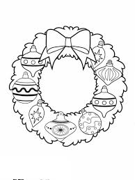 Welcome back the warm weather with these spring coloring sheets. Christmas Wreath Coloring Page 1001coloring Com