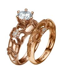 5 out of 5 stars. Rose Gold Diamond Floral Bridal Set Naama Jewelry High End Jewelry Design