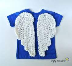 Newborn angel wings and halo pattern free crochet. Crochet Angel Wings Allfreecrochet Com