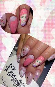 ウェヌスリコ 痛ネイル 秋葉原 on twitter little mermaid nails nail art disney disney nails