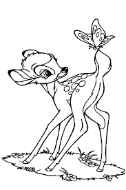 Deer is one of the cutest animal in the deep forest. Cute Baby Deer Coloring Pages Bestappsforkids Com