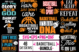 Free easter basket icons in wide variety of styles like line, solid, flat, colored outline, hand drawn and many more such styles. Basketball Quotes Bundle Graphic By Svg In Design Creative Fabrica